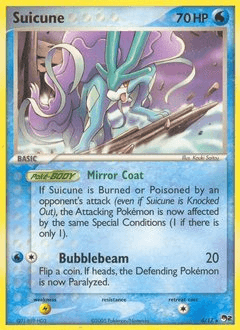 Suicune POP Series 2 card