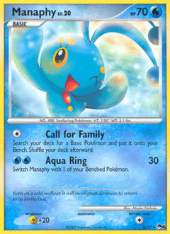 Manaphy POP Series 6 card
