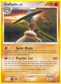 Gallade POP Series 7 card