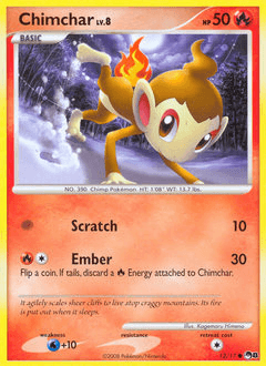 Chimchar POP Series 8 card