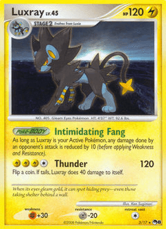 Luxray POP Series 8 card