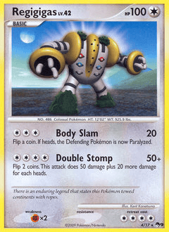 Regigigas POP Series 9 card