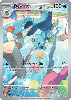 Dewott White Flare card