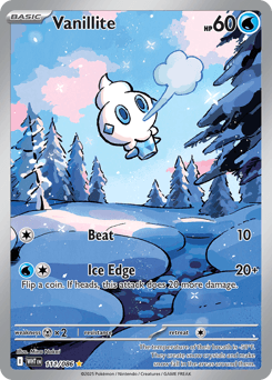 Vanillite White Flare card