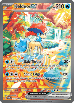Keldeo ex White Flare card