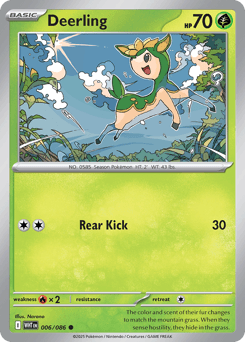 Deerling White Flare card