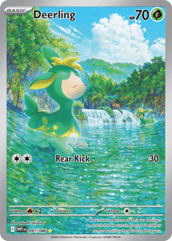 Deerling White Flare card