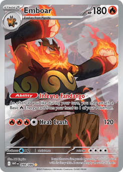 Emboar White Flare card