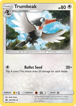 Trumbeak Sun & Moon card