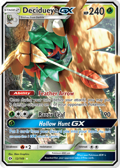 Decidueye-GX Sun & Moon card