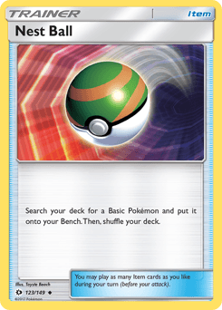Nest Ball Sun & Moon card
