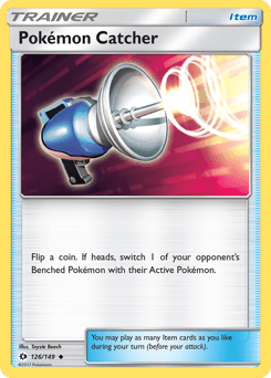 Pokémon Catcher Sun & Moon card