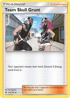 2017 Sun & Moon Team Skull Grunt #133
