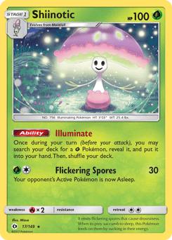 Shiinotic Sun & Moon card