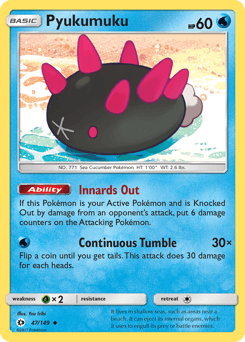 Pyukumuku Sun & Moon card