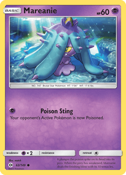 Mareanie Sun & Moon card