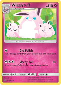 Wigglytuff Unbroken Bonds card