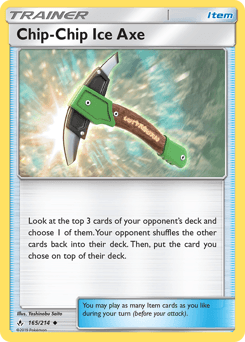 2019 Unbroken Bonds Chip-Chip Ice Axe #165
