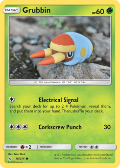 Grubbin Unbroken Bonds card