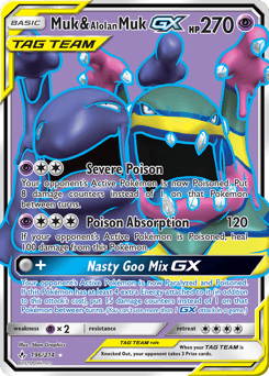 Muk & Alolan Muk-GX Unbroken Bonds card