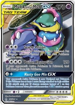 Muk & Alolan Muk-GX Unbroken Bonds card
