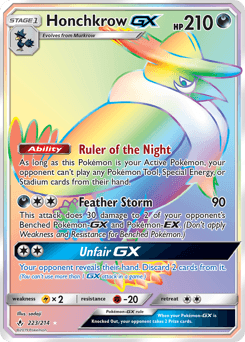 Honchkrow-GX Unbroken Bonds card