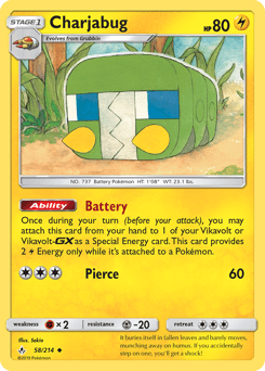 Charjabug Unbroken Bonds card
