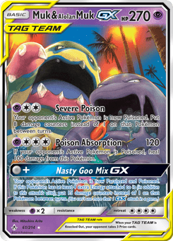 Muk & Alolan Muk-GX Unbroken Bonds card