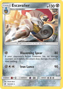 Escavalier Unified Minds card