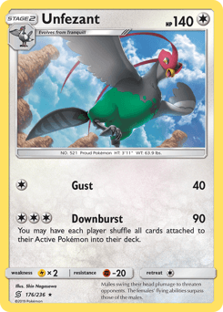 Unfezant Unified Minds card