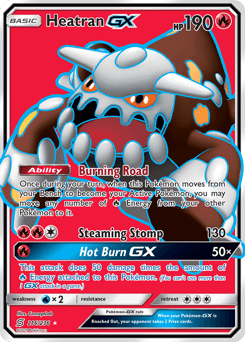 Heatran-GX Unified Minds card