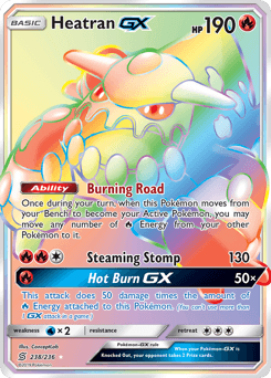 Heatran-GX Unified Minds card