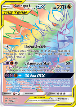 Garchomp & Giratina-GX Unified Minds card