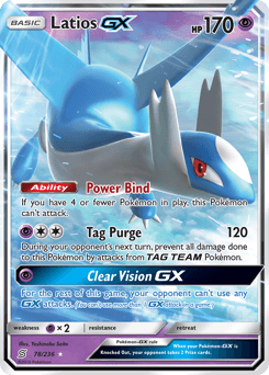 Latios-GX Unified Minds card