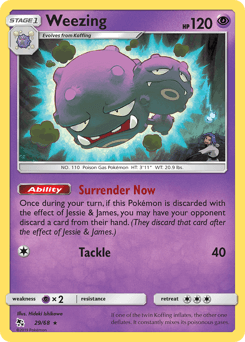 2019 Hidden Fates Weezing #29
