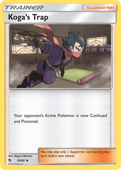 2019 Hidden Fates Koga's Trap #59