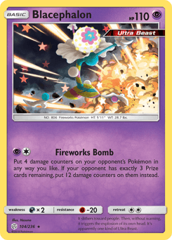 2019 Cosmic Eclipse Blacephalon #104