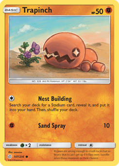 2019 Cosmic Eclipse Trapinch #107