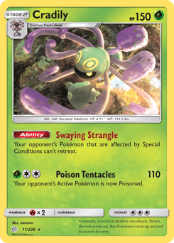 Cradily δ Cosmic Eclipse card