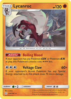 Lycanroc Cosmic Eclipse card