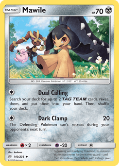 2019 Cosmic Eclipse Mawile #140