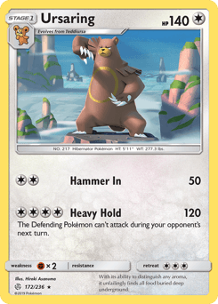 2019 Cosmic Eclipse Ursaring #172
