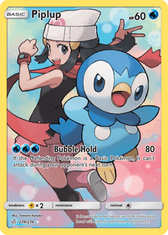 Piplup Cosmic Eclipse card