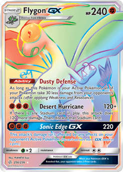 2019 Cosmic Eclipse Flygon-GX #256