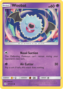 2019 Cosmic Eclipse Woobat #87