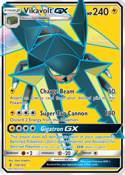 2017 Guardians Rising Vikavolt-GX #134