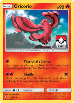Oricorio Guardians Rising card