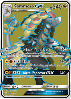 Kommo-o-GX Guardians Rising card