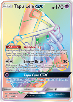 Tapu Lele-GX Guardians Rising card