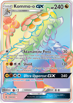 Kommo-o-GX Guardians Rising card